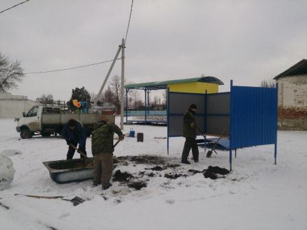 Два остановочных павильона установлены в Марьинском сельском поселении